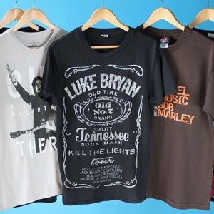 Official Luke Bryan Kill The Lights Tour Band Tee